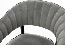 sili grey accent chair   