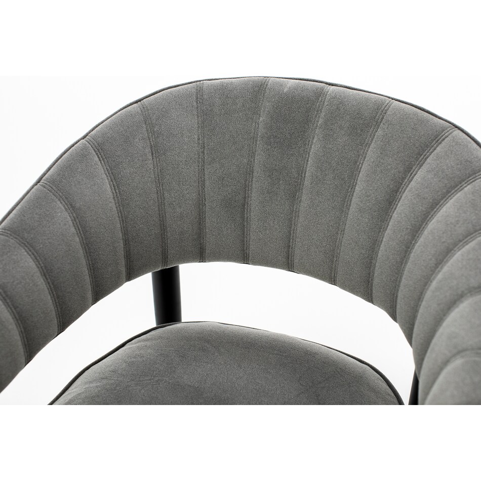 sili grey accent chair   