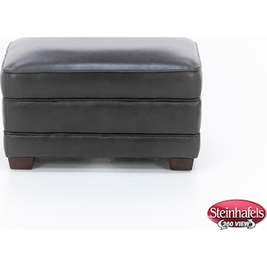 Sparrow Leather Large Ottoman