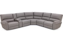 sili grey mtn lth sectional piece zpkg  