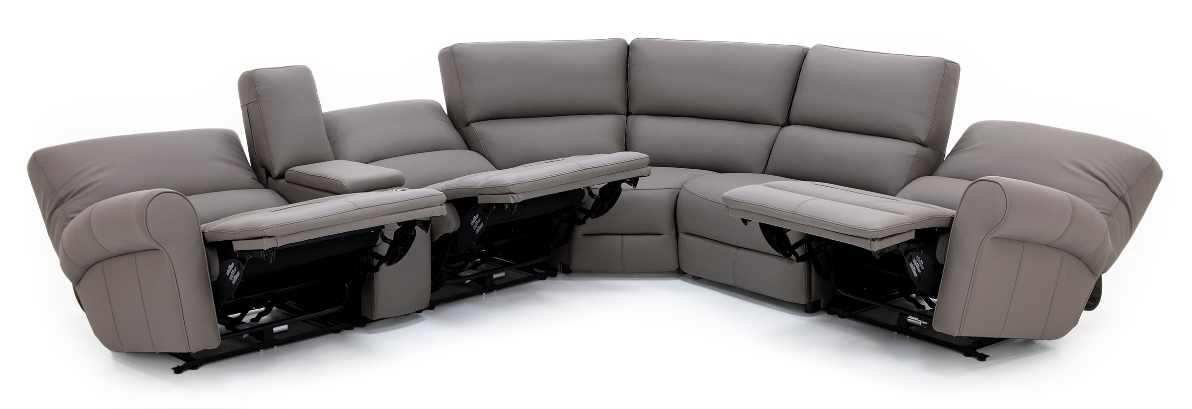 Legend 6-Pc. Leather Power Headrest Zero Gravity Reclining