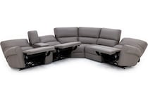 sili grey mtn lth sectional piece zpkg  