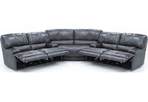 sili grey mtn lth sectional piece pkg  