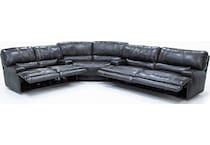 sili grey mtn lth sectional piece pkg  