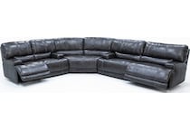 sili grey mtn lth sectional piece pkg  