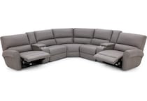 sili grey mtn lth sectional piece pkg  