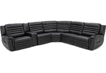 sili grey mtn lth sectional piece pkg  