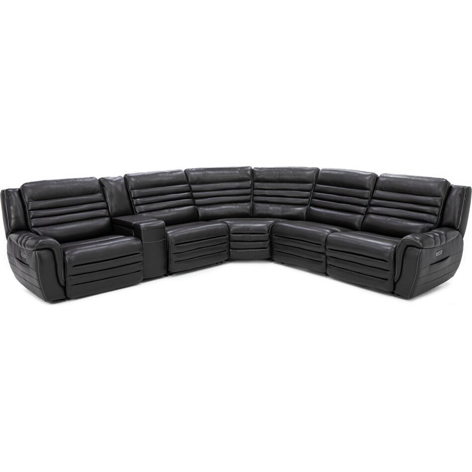 sili grey mtn lth sectional piece pkg  