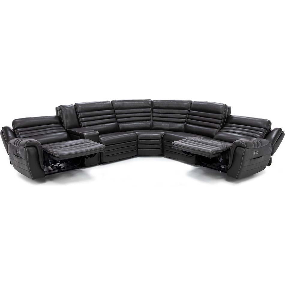 sili grey mtn lth sectional piece pkg  