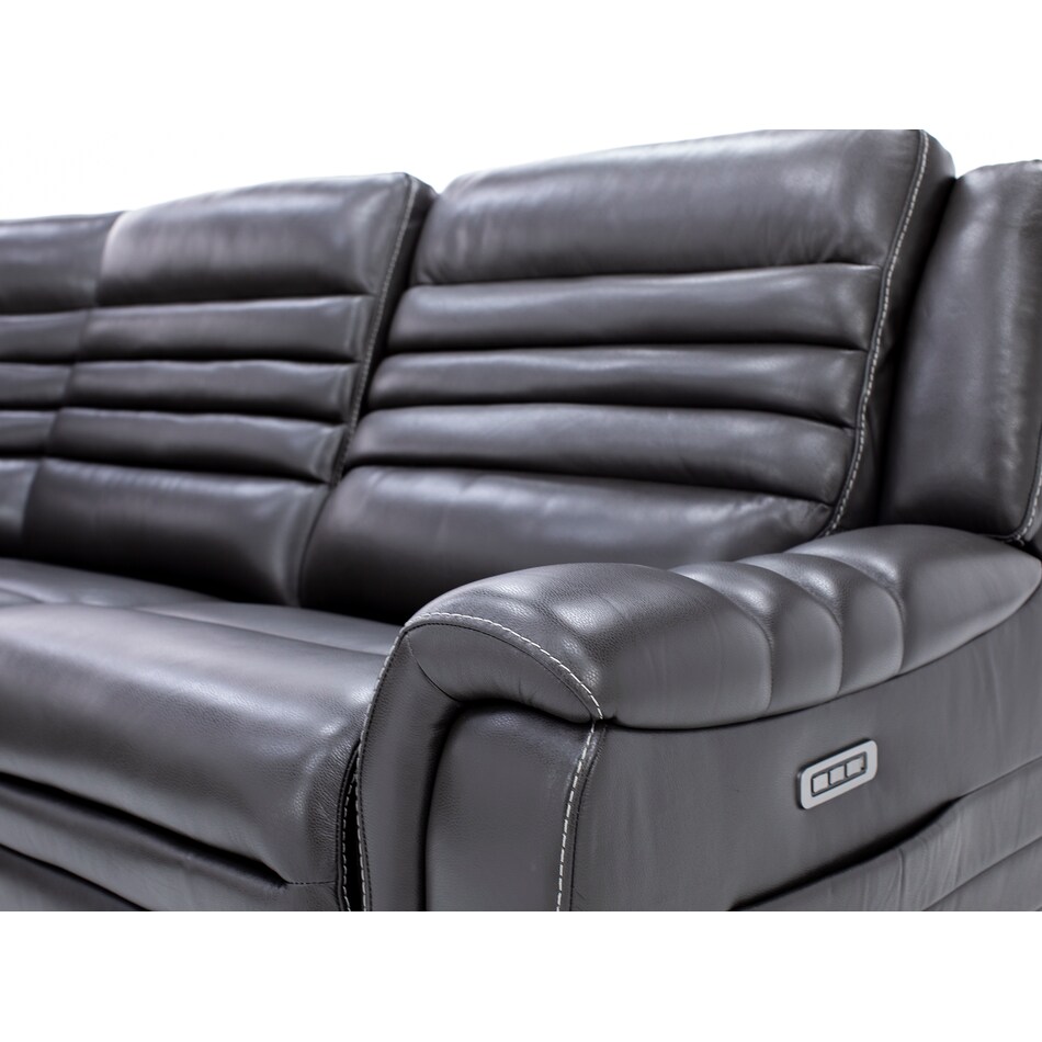 sili grey mtn lth sectional piece pkg  