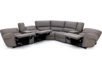 sili grey mtn lth sectional piece pkg  