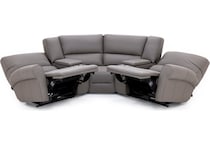 sili grey mtn lth sectional piece pkg  