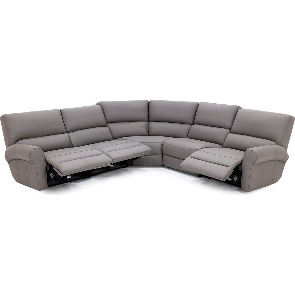 sili grey mtn lth sectional piece pkg  