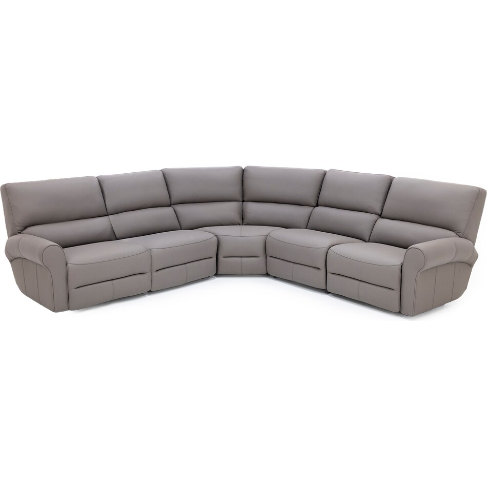 sili grey mtn lth sectional piece pkg  