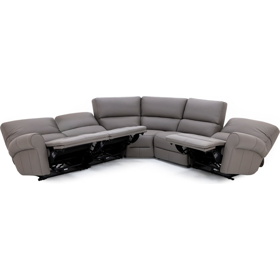 sili grey mtn lth sectional piece pkg  