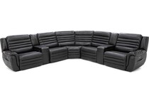 sili grey mtn lth sectional piece pkg  
