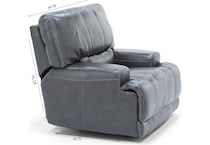 sili grey recliner   