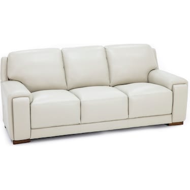 William Leather Sofa With Hidden Cupholders And Chargers