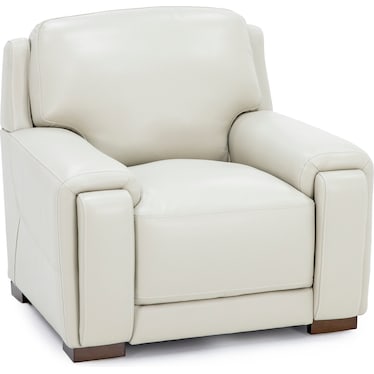 William Leather Chair With Hidden Cupholders and Chargers