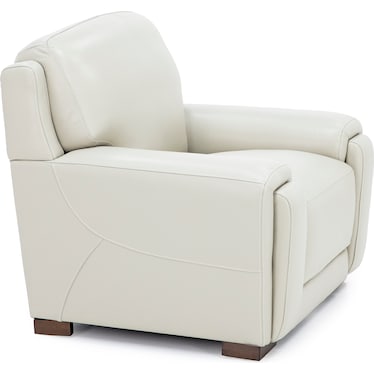 William Leather Chair With Hidden Cupholders and Chargers