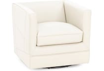 sili white swivel chair z  