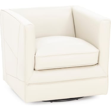 Spector Leather Swivel Chair