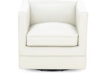 sili white swivel chair z  