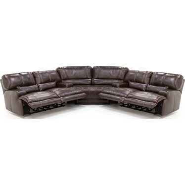 Undefined Steinhafels Undefined Steinhafels, Leather Power Reclining Sofa With Chaise