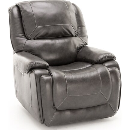 Midos Leather Power Gliding Recliner