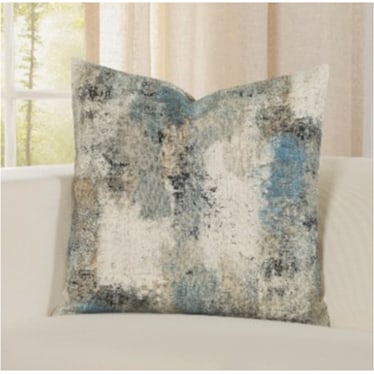 Calcutta Demin Pillow With Zipper 18"W x 18"H