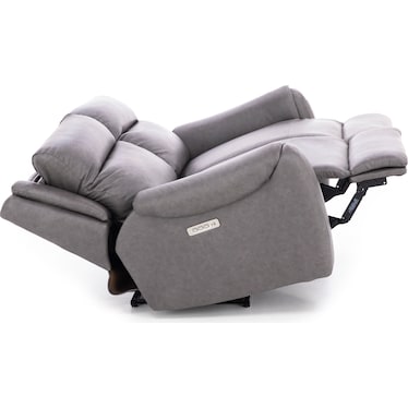 Wesley Fully Loaded Reclining Loveseat With Next Level