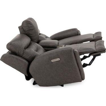 Robin Fully Loaded Reclining Console Loveseat With Next Level And Wireless Charging