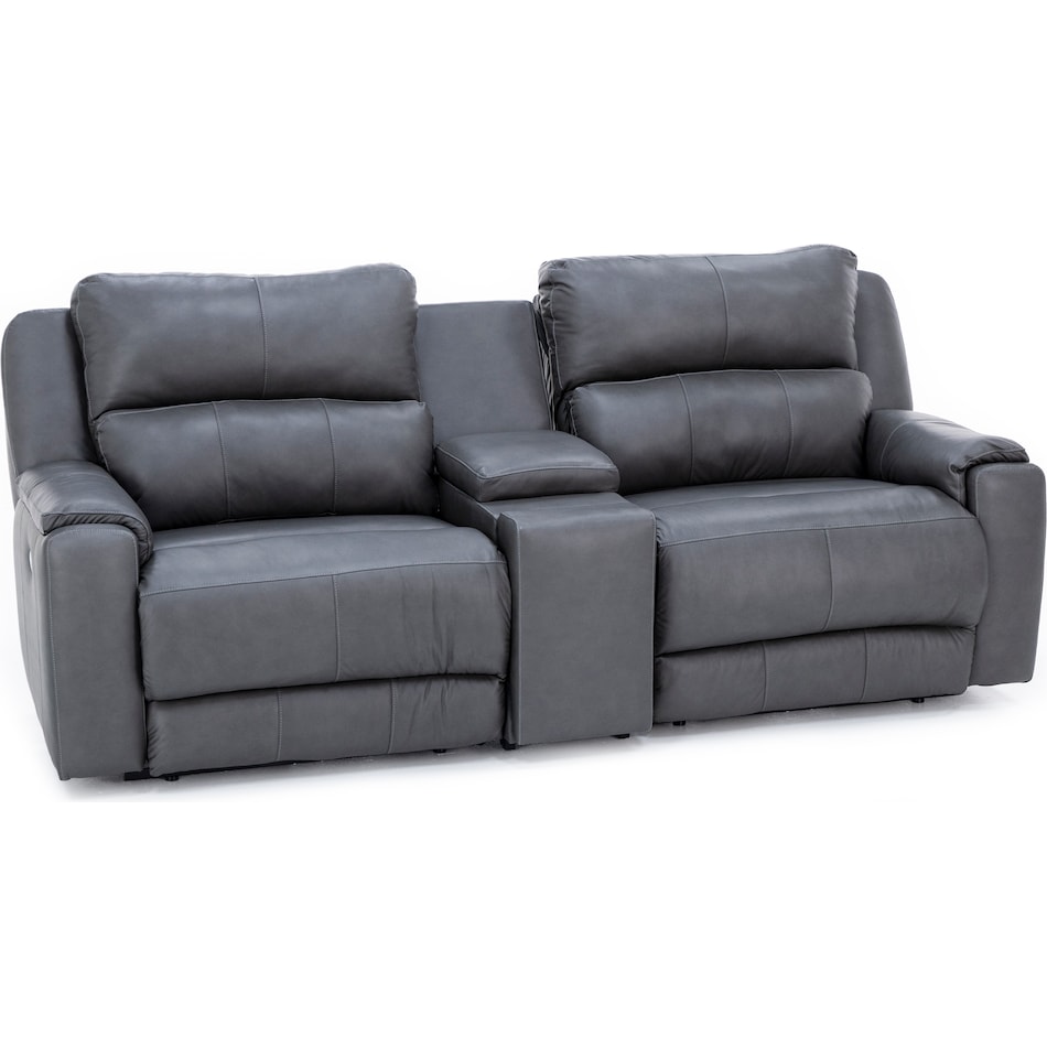 somo grey mtn lth loveseat pkg  