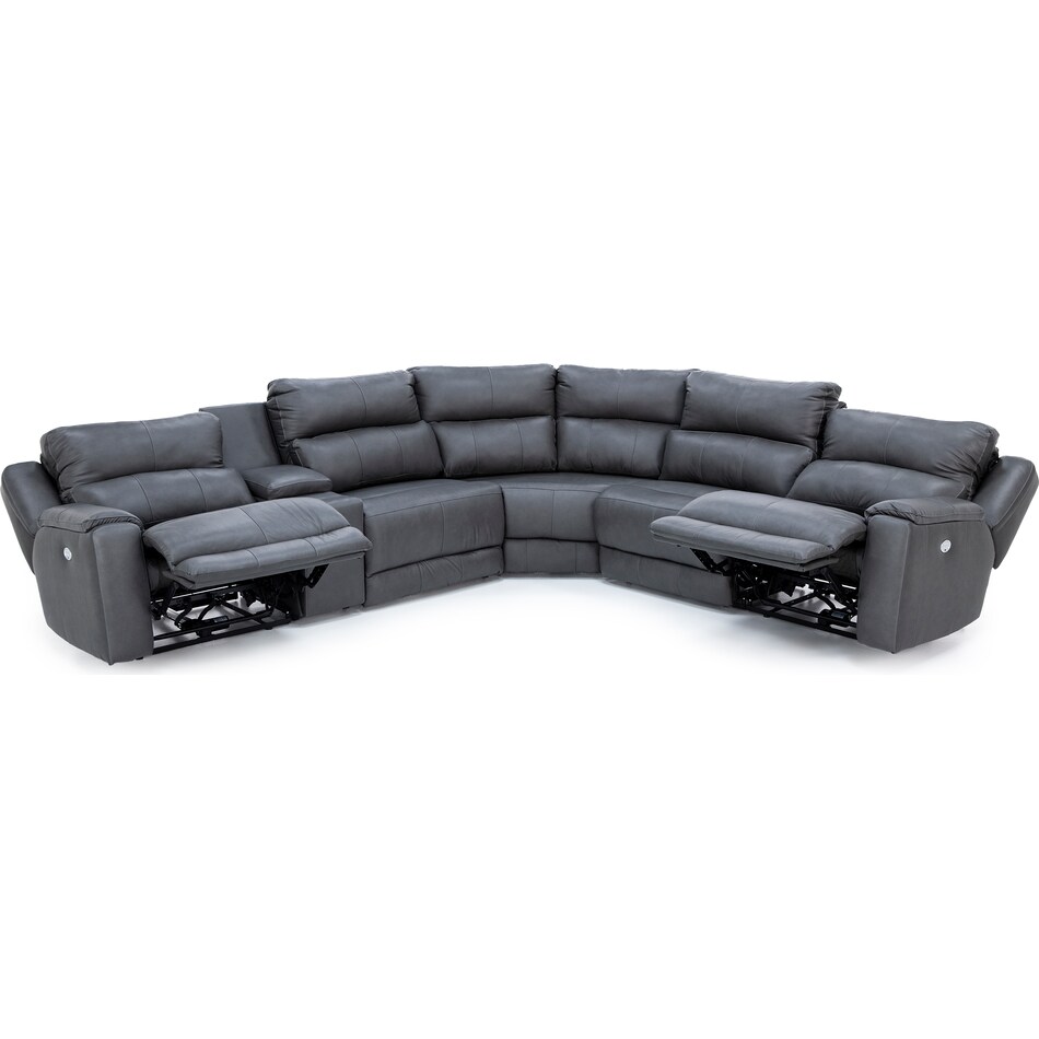 somo grey mtn lth sectional piece pkg  