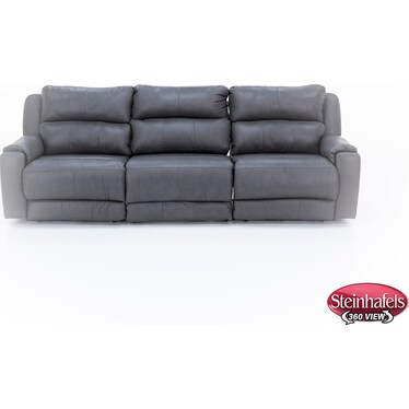 Kai 3-Pc. Leather Power Headrest Wall Saver Reclining Sofa