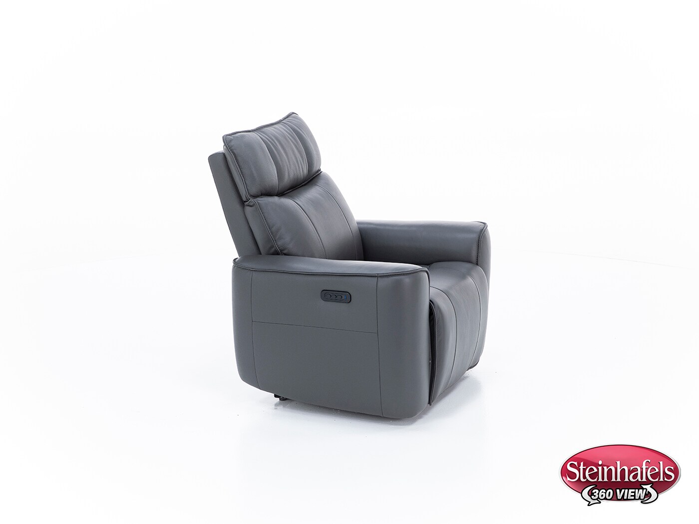 soundstage usa grey recliner  image z  