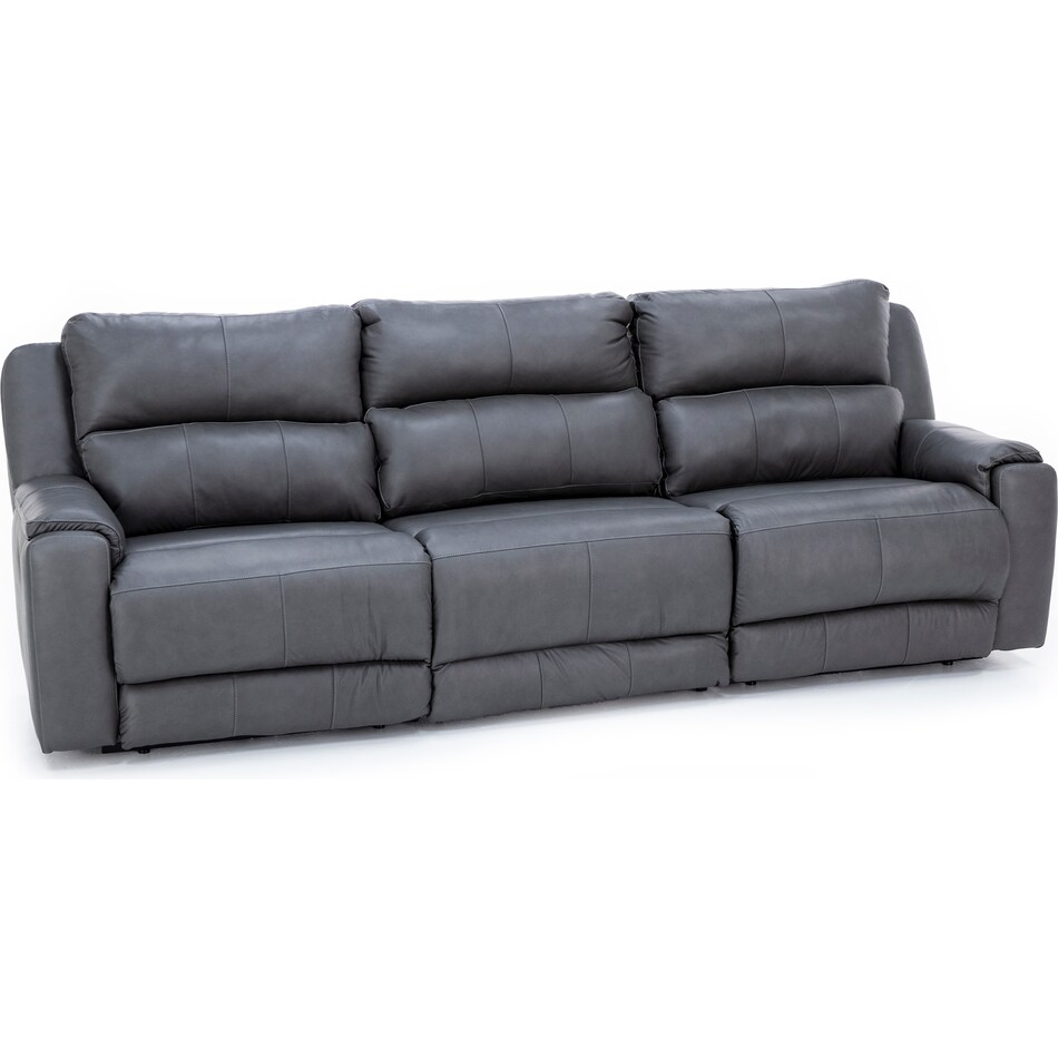 southern motion grey mtn lth sofa pkg  