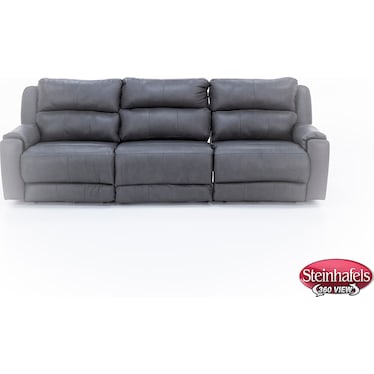 Kai 3-Pc. Leather Power Headrest Wall Saver Reclining Sofa