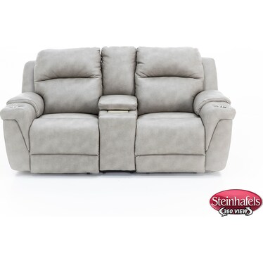 Ireland Fully Loaded Reclining Console Loveseat With Next Level And Wireless Charging