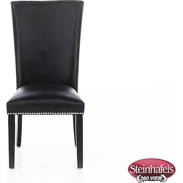 Beverly Black Upholstered Side Chair