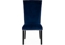 ssvr blue inch standard seat height side chair   