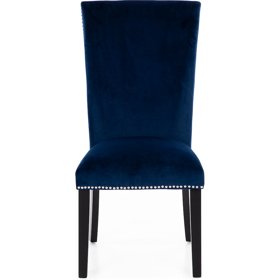 ssvr blue inch standard seat height side chair   