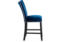 ssvr blue  inchcounter seat height side chair   