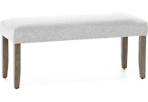 ssvr grey inch standard seat height bench   