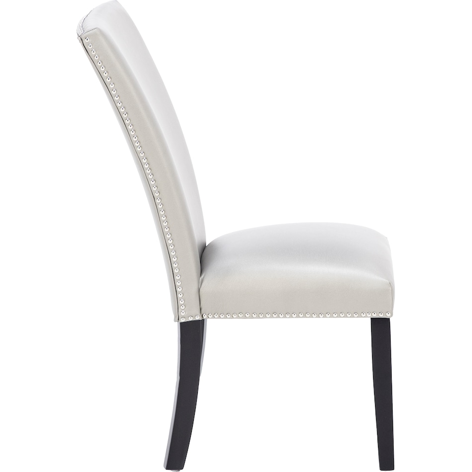 ssvr grey inch standard seat height side chair   