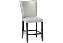 ssvr grey  inchcounter seat height side chair   