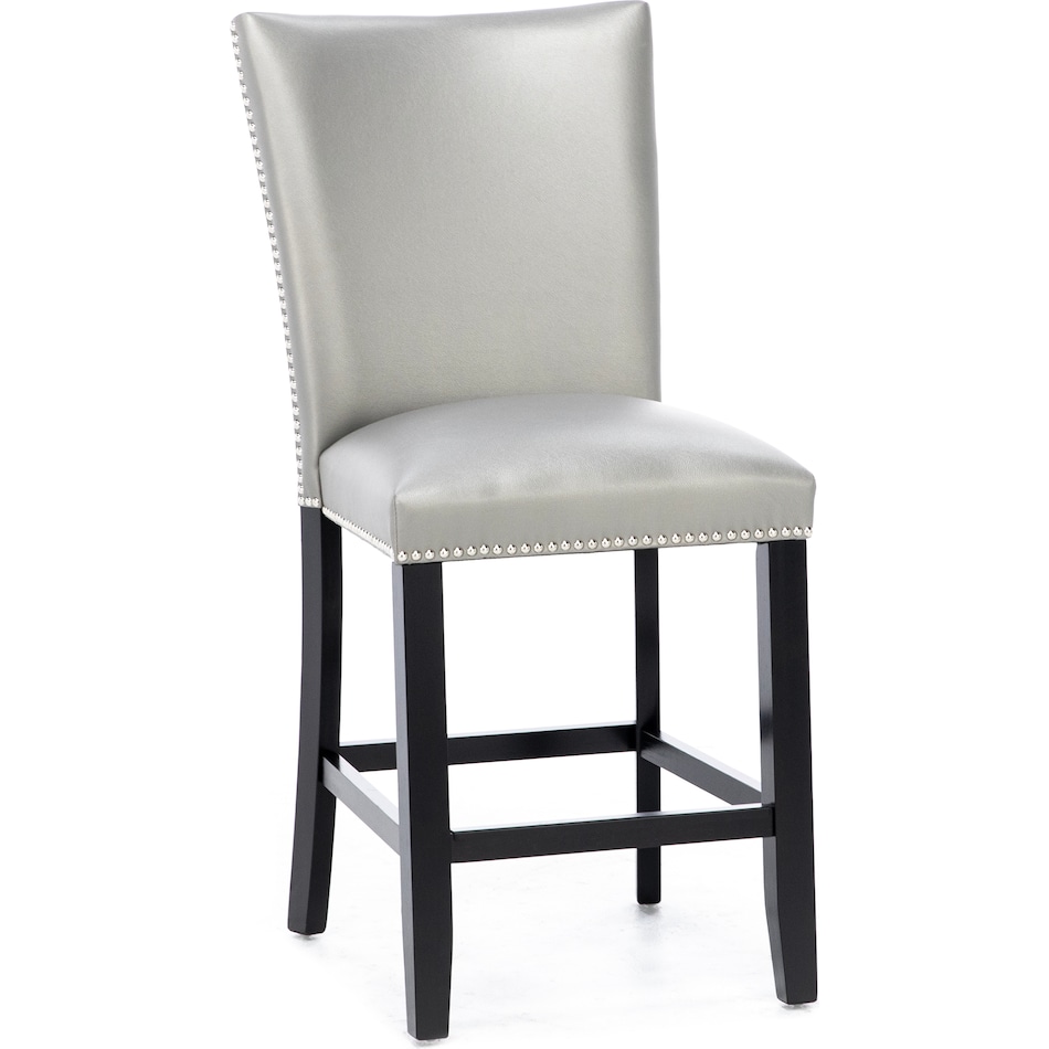 ssvr grey  inchcounter seat height side chair   