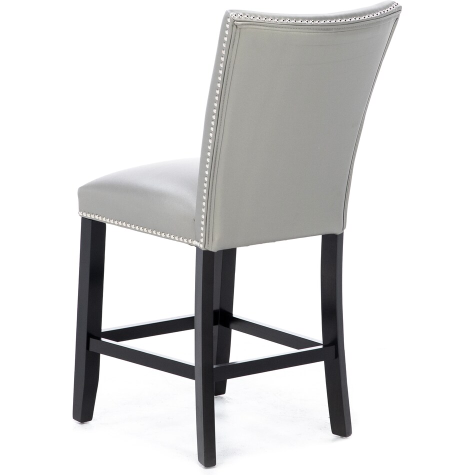 ssvr grey  inchcounter seat height side chair   