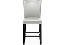 ssvr grey  inchcounter seat height side chair   