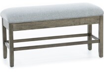 ssvr grey counter height bench   